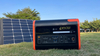 Generador solar portátil de gran capacidad, nueva energía de 2200W, estación de energía de almacenamiento de energía, energía móvil de emergencia para exteriores