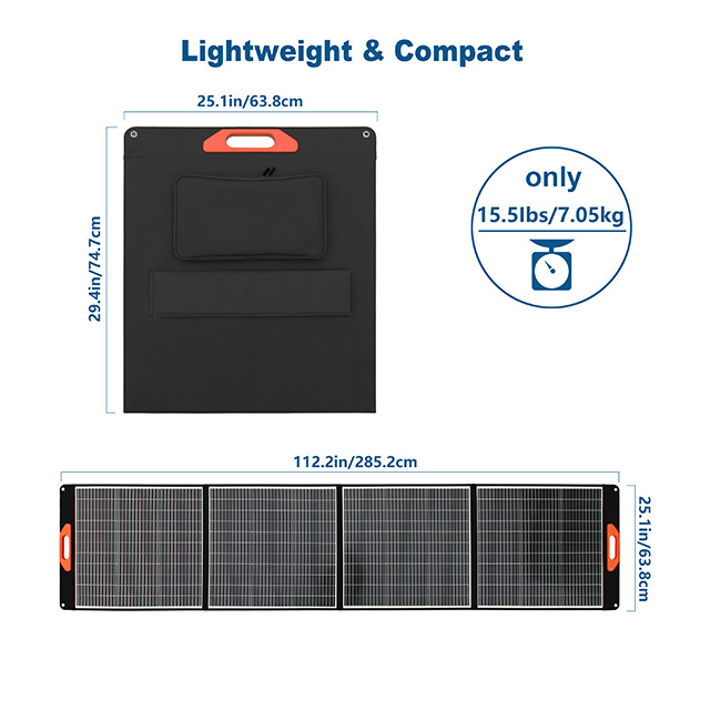  Panel solar de silicio monocristalino sistema fotovoltaico para exteriores de 300W