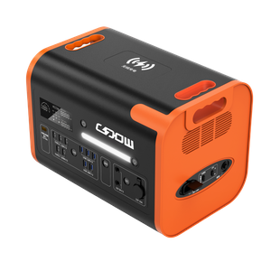 Inversor de emergencia para acampada, generador de energía móvil de emergencia, entrada Solar, estación de energía de 2200W, para exteriores, RV, Camping