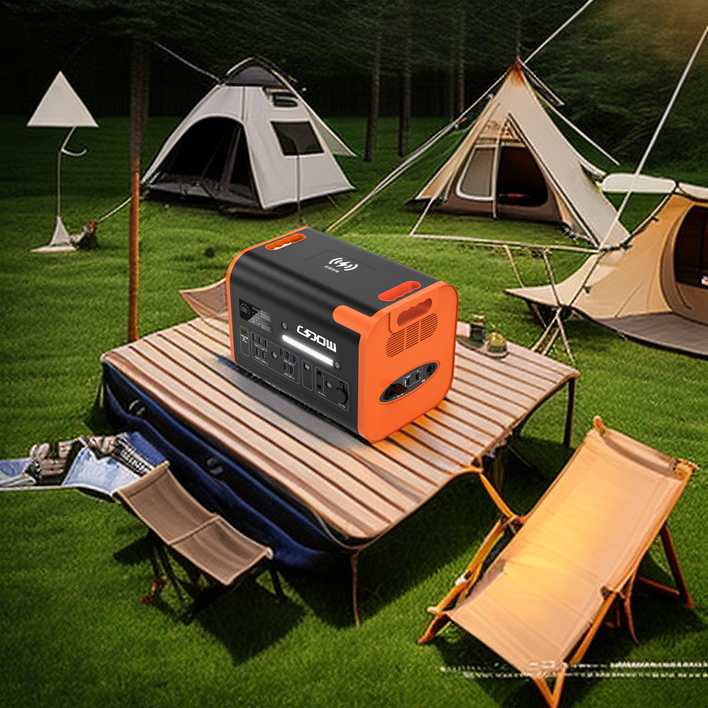 Central eléctrica de emergencia solar móvil portátil para el hogar y para acampar con energía 2200W (2048Wh)